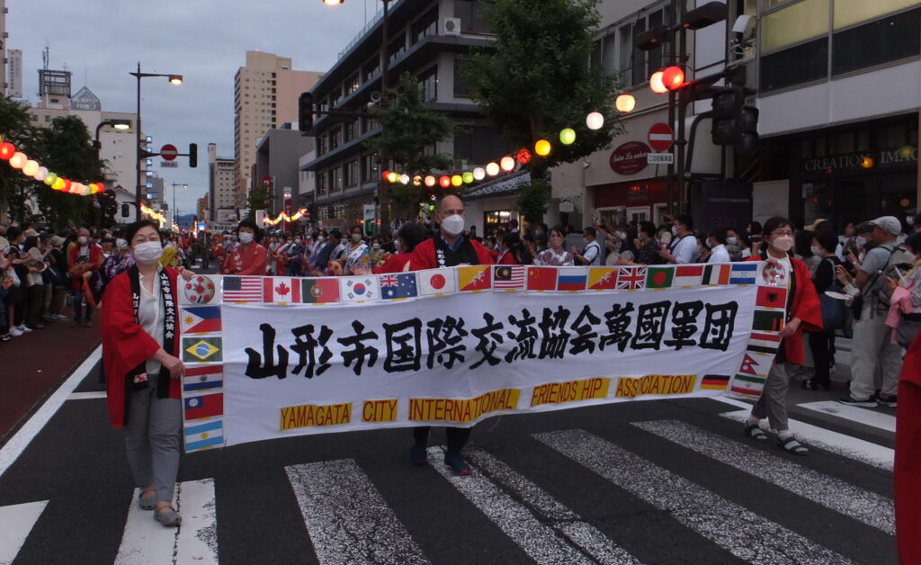 3年ぶりの花笠まつりパレードに参加しました！