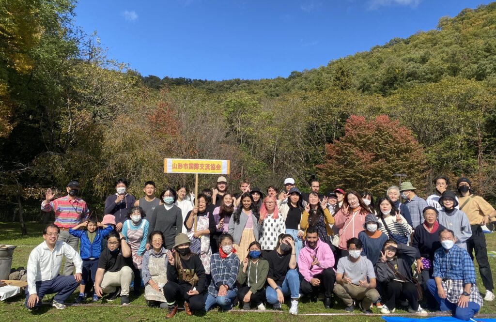 外国人の芋煮体験レクレーション～イベントの様子