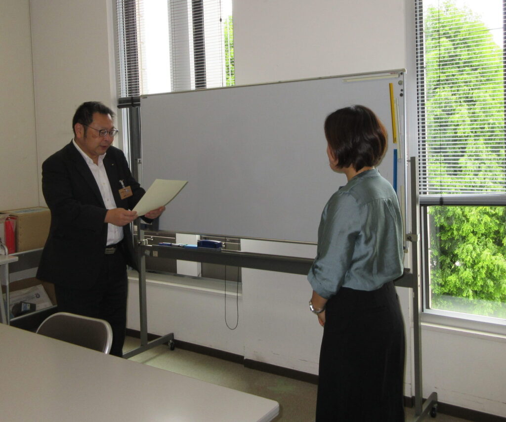 日本語初級コースⅡ 修了式が行われました